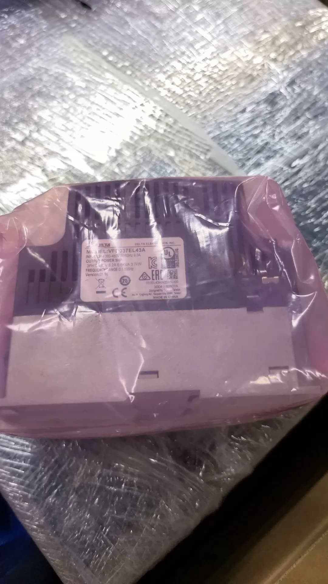 Convertisseur de fréquence Delta VFD037EL43A, 100% neuf, original et authentique, servomoteur d'entraînement