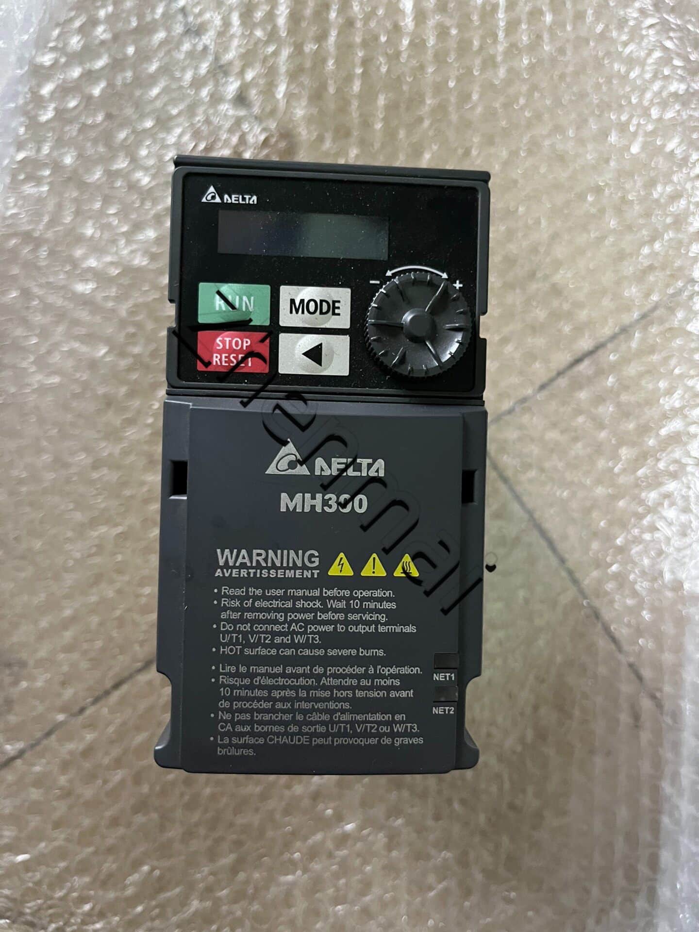 Delta VFD3A0MH43ANSAA 100% neuf, original et authentique, convertisseur de fréquence, servomoteur d'entraînement, 0,75 kw