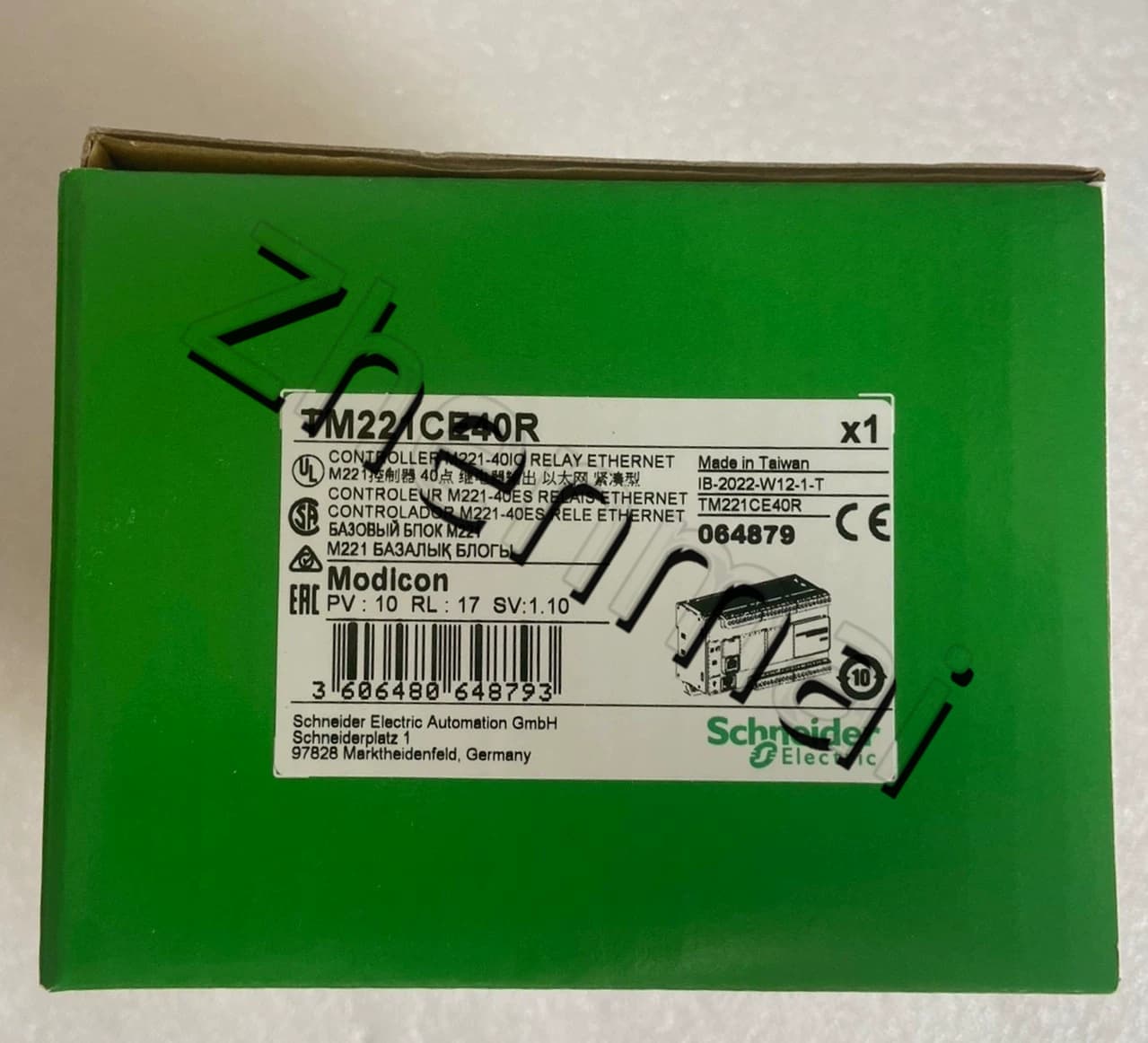 100% tout neuf, original et authentique Schneider TM221CE40R Convertisseurs de fréquence, disjoncteurs, contacteurs, dispositifs de protection