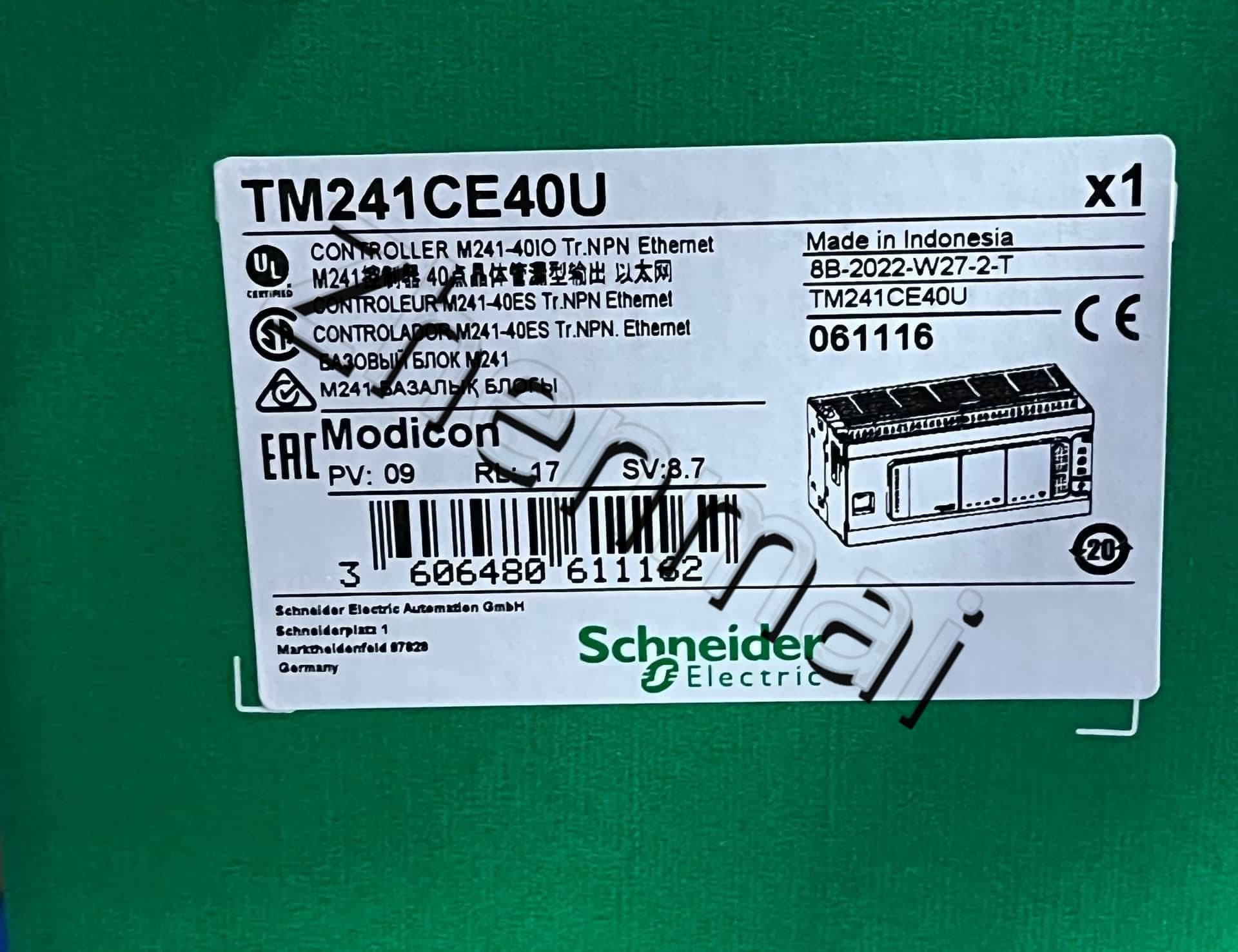 100% tout neuf, original et authentique Schneider TM241CE40U Convertisseurs de fréquence, disjoncteurs, contacteurs, dispositifs de protection