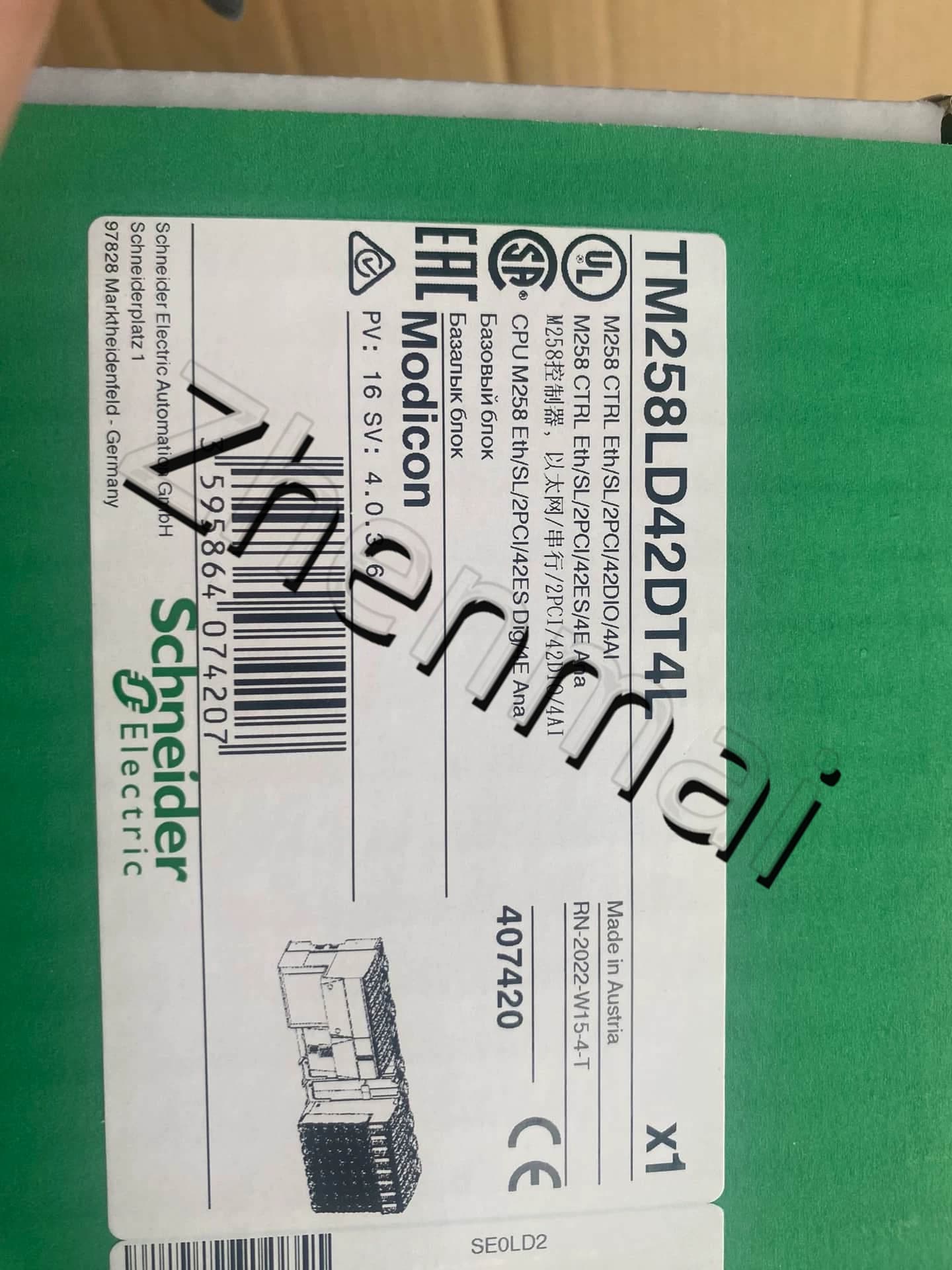 100% tout neuf, original et authentique Schneider TM258LD42DT4L Convertisseurs de fréquence, disjoncteurs, contacteurs, dispositifs de protection
