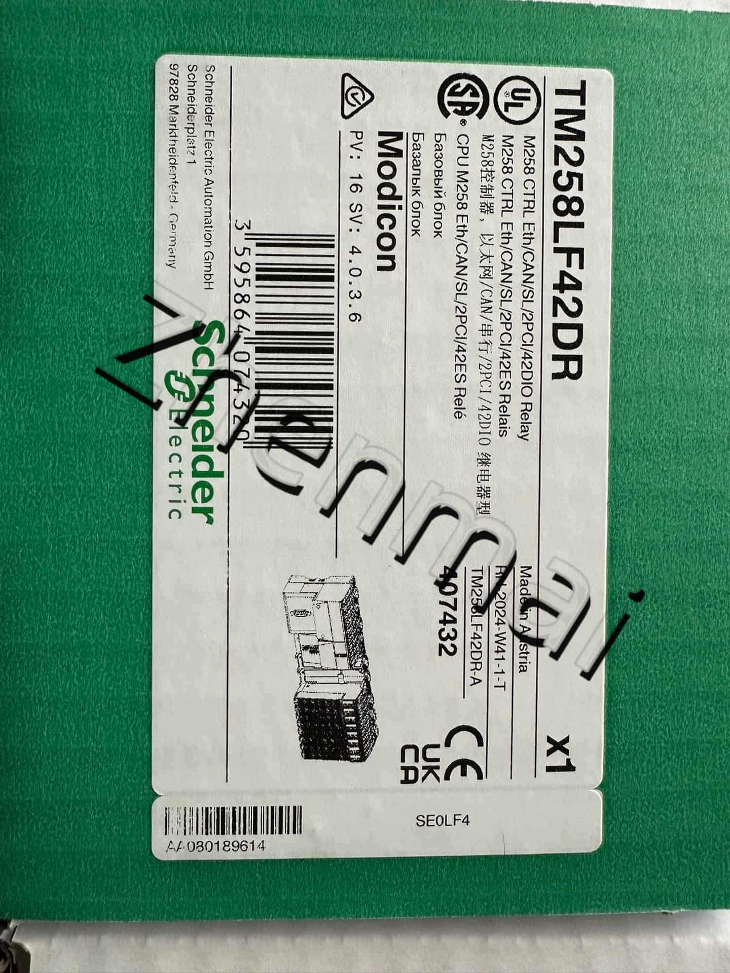 100% tout neuf, original et authentique Schneider TM258LF42DR Convertisseurs de fréquence, disjoncteurs, contacteurs, dispositifs de protection