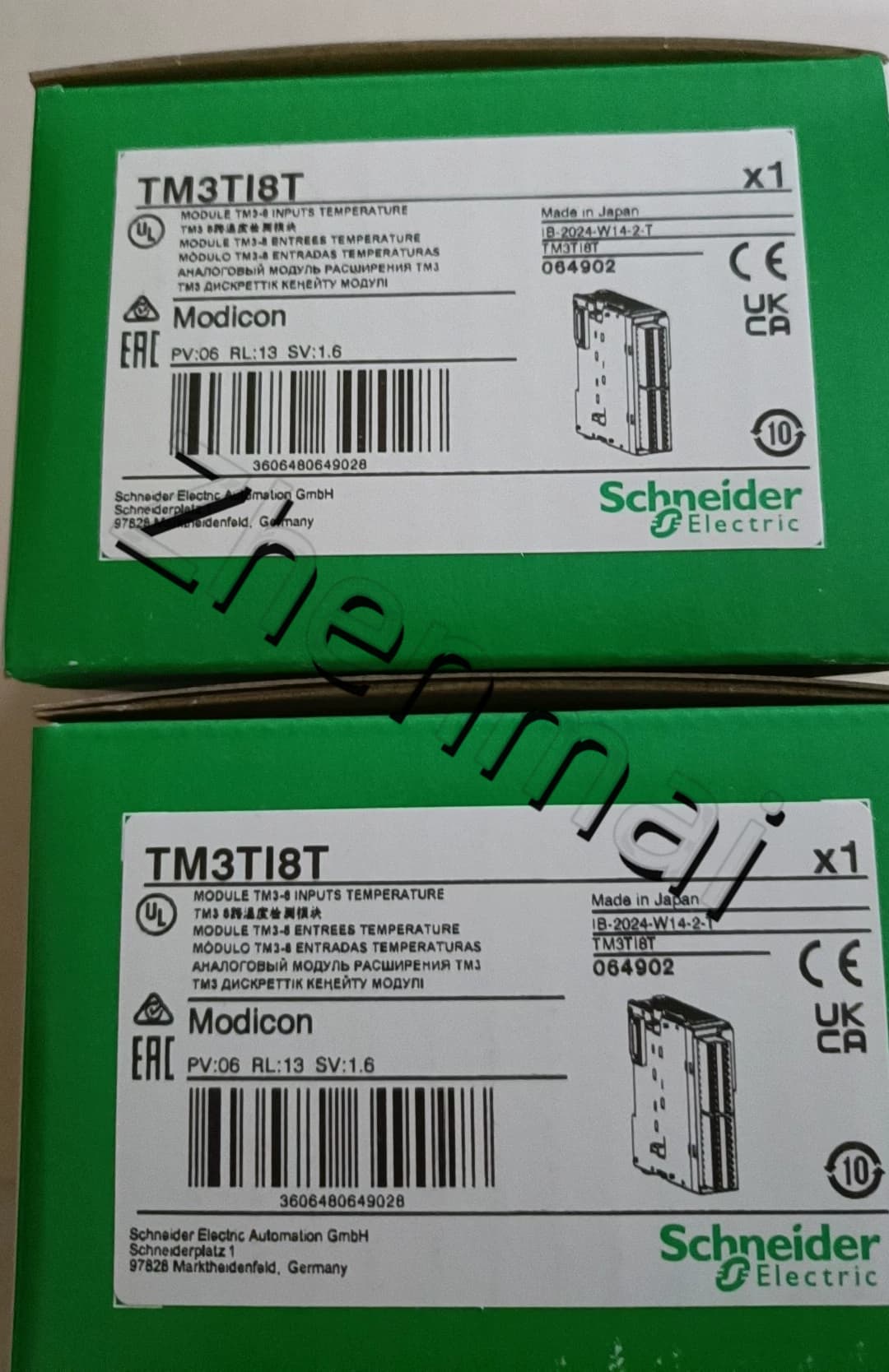 100% tout neuf, original et authentique Schneider TM3TI8T Convertisseurs de fréquence, disjoncteurs, contacteurs, dispositifs de protection