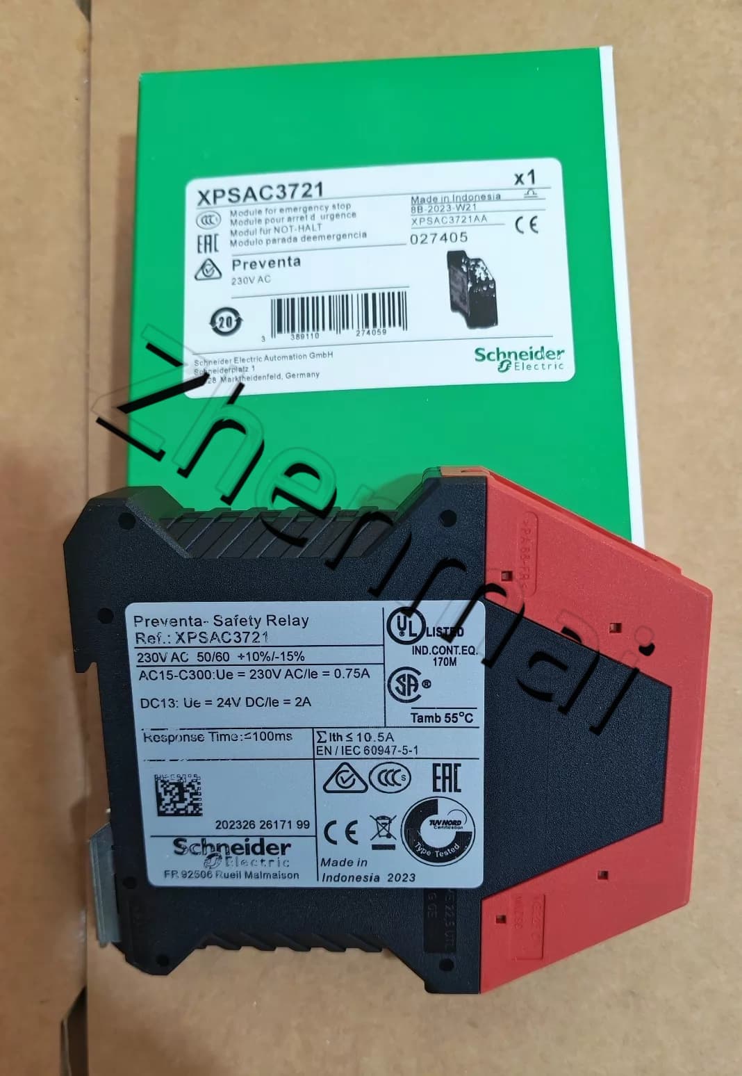100% tout neuf, original et authentique Schneider XPSAC3721 Convertisseurs de fréquence, disjoncteurs, contacteurs, dispositifs de protection