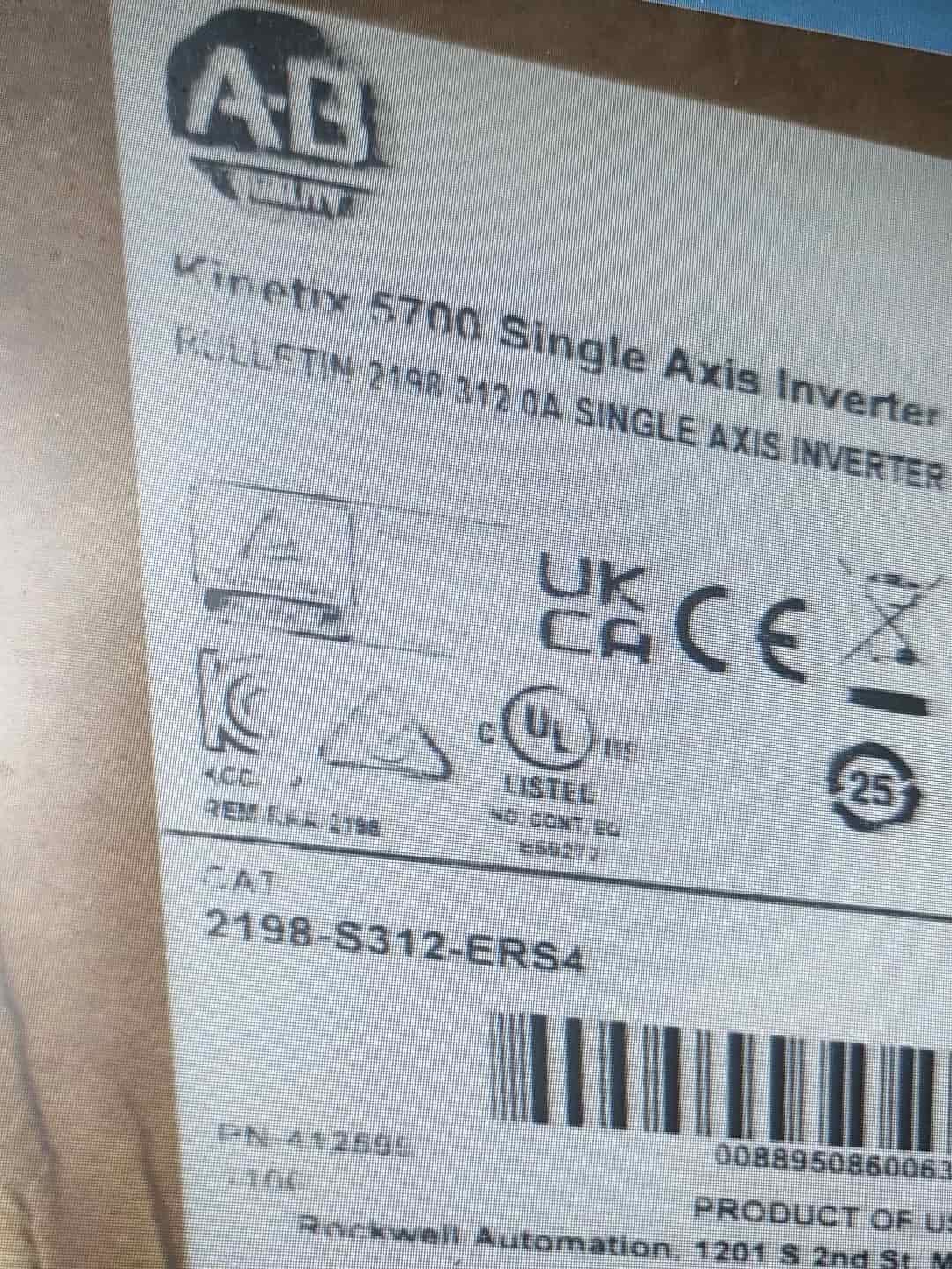 2198-S312-ERS4 servo Kinetix 5700, neuf et authentique