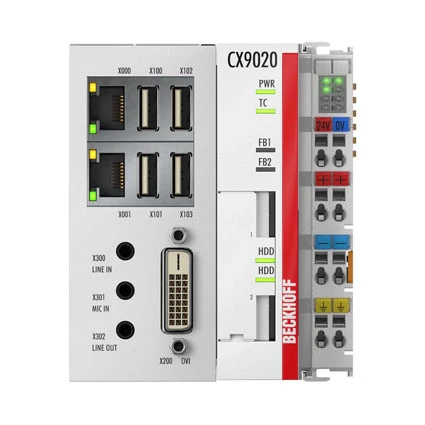 Système de contrôle Ethernet Arm Cortex-A8 1 GHz pour PC intégré Beckhoff CX9020-0110 montable sur rail DIN
