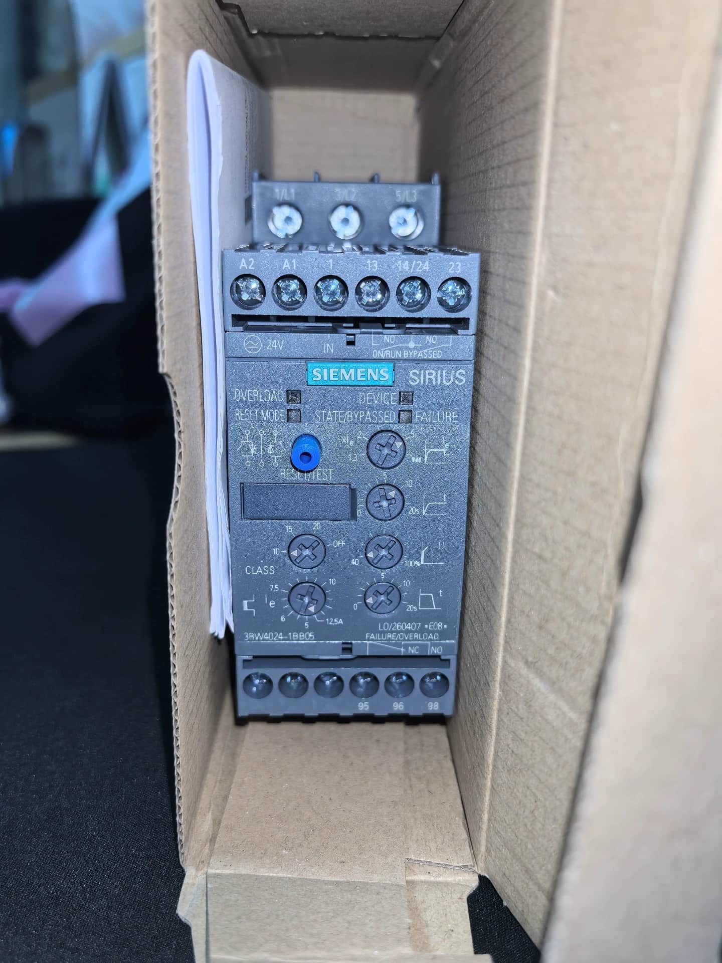 Démarreur progressif SIRIUS 3RW4024-1BB05 tout neuf, authentique et directement fabriqué en usine