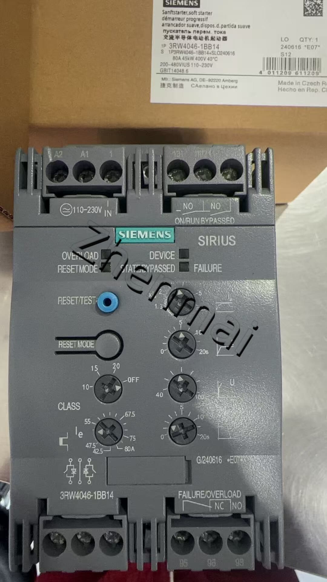 Démarreur progressif SIRIUS 3RW4046-1BB14 tout neuf, authentique et directement fabriqué en usine